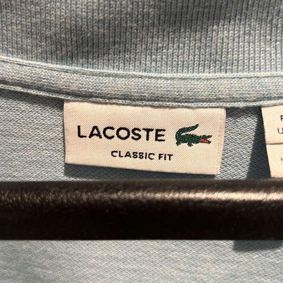 Lacoste classic fit US 4XL fr9 polo, light blue (muted aqua? Nice colour) - Picture 2 of 8